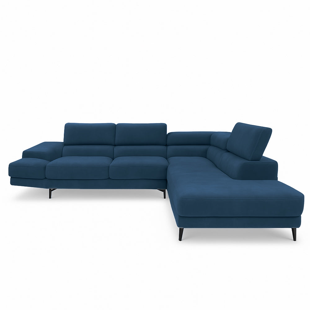 Meghan Corner Couch-Velvet