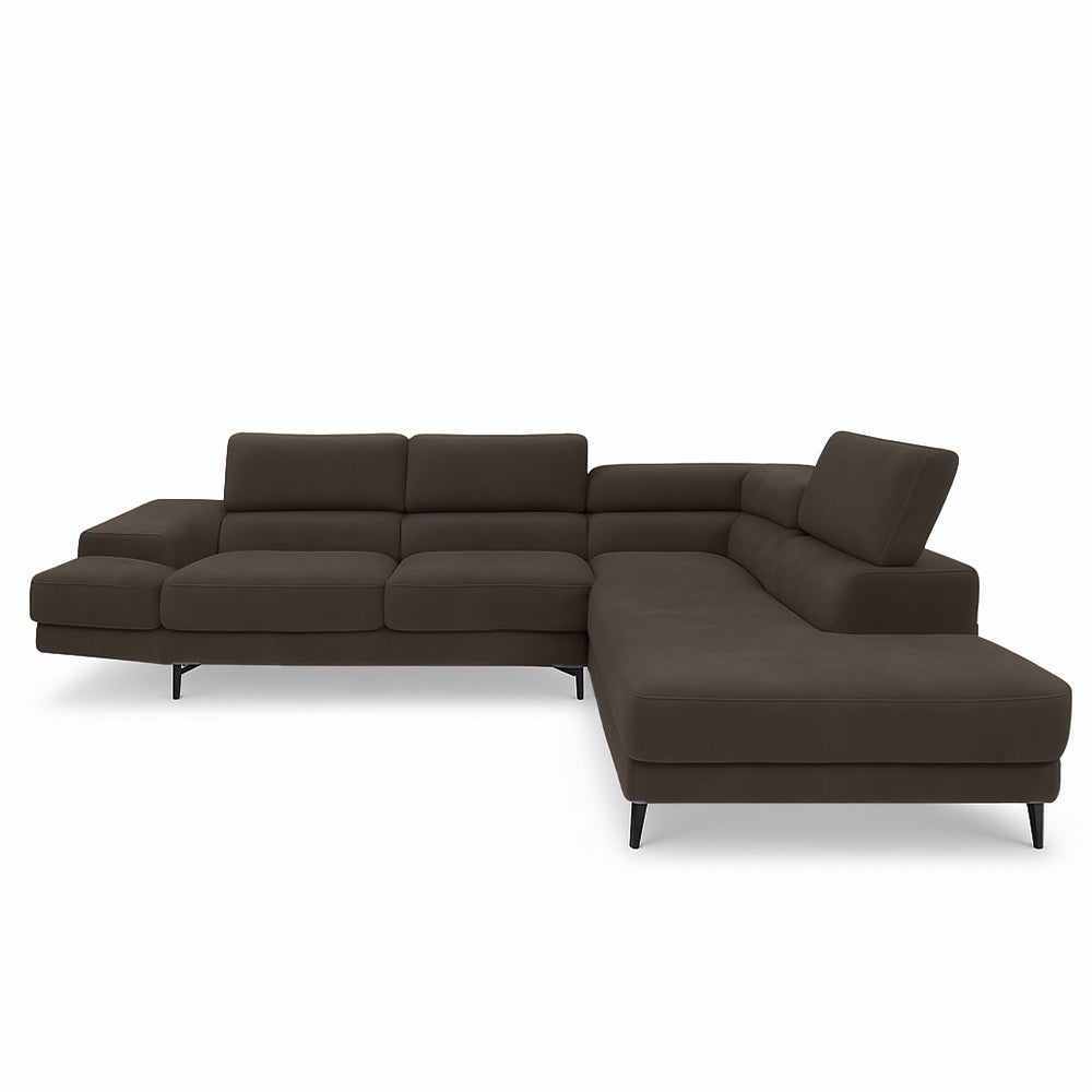 Meghan Corner Couch-Velvet