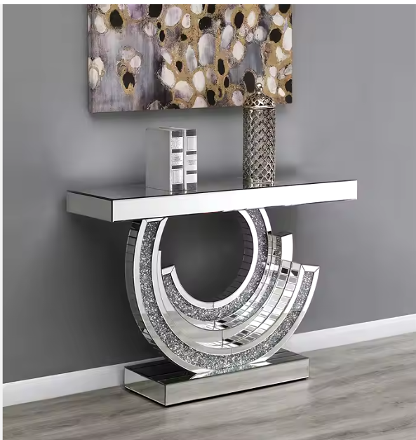 Luciana Console Table And Mirror With Light