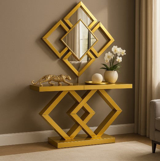Leyana Luxe Console & Mirror Set