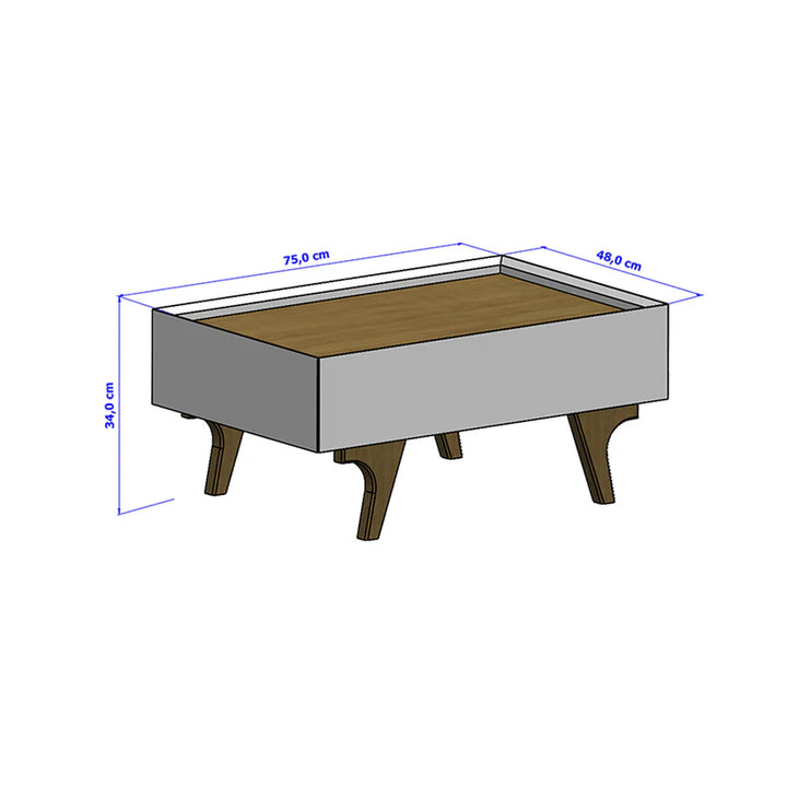 Centro Sena Off White Coffee Table