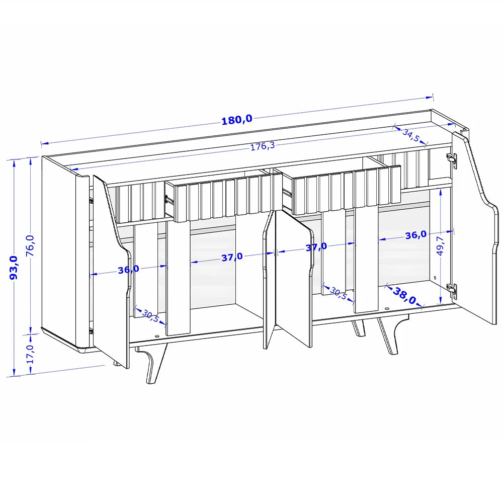 Aparador Buffet Tamisa