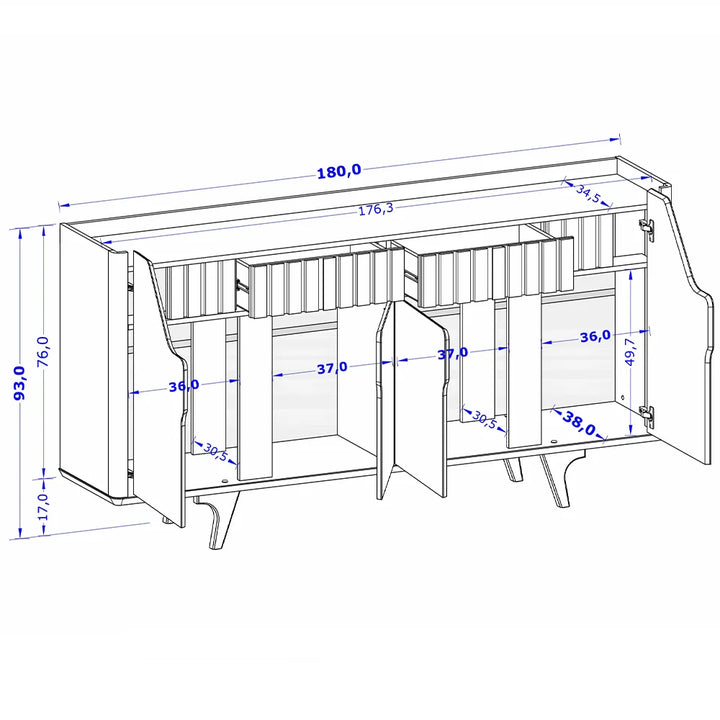 Aparador Buffet Tamisa