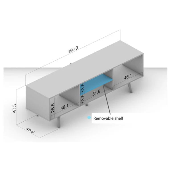 Todiha Plasma Stand- White