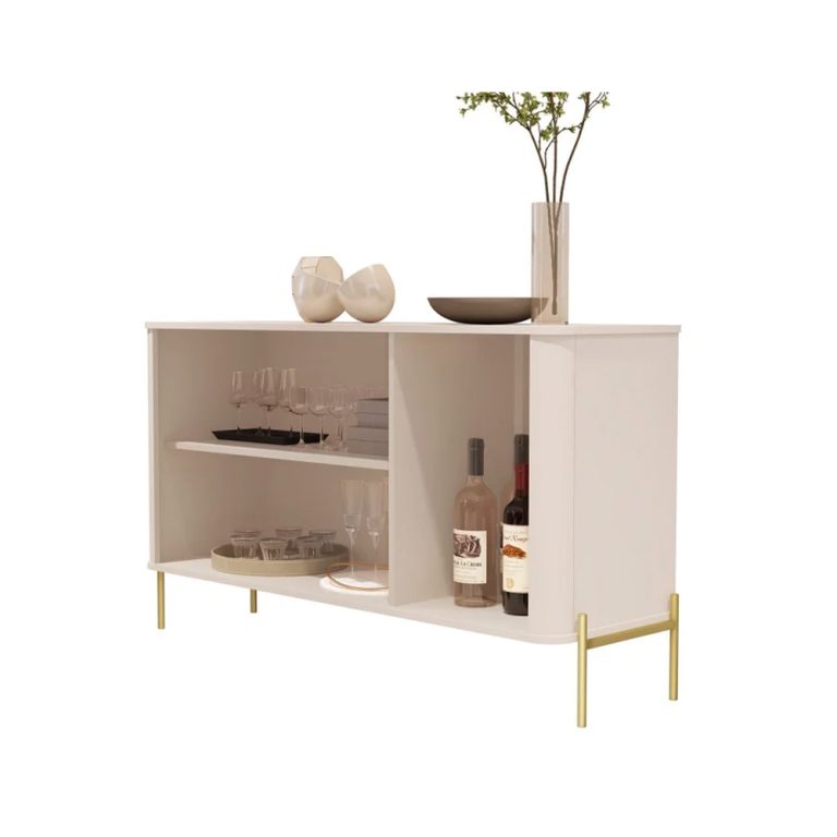 Tucupí Buffet With 3 MDP Doors And Metal Legs