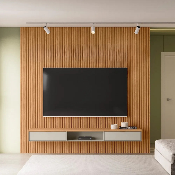 Demora Modular Slatted Panel 2.6m Plasma Stand