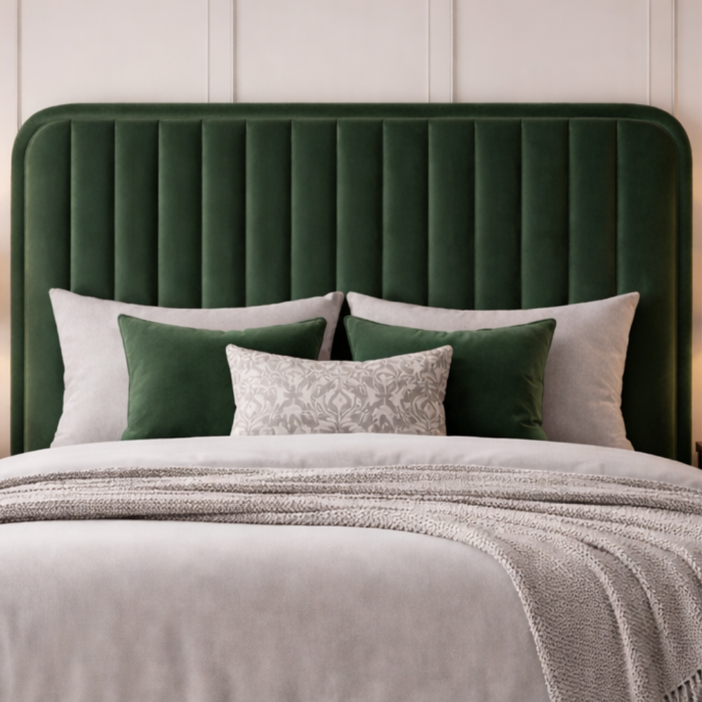 Bodina Channel Velvet Tufted Headboard – Designer Concepts - Furniture ...