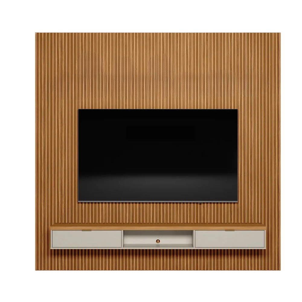 Demora Modular Slatted Panel 2.6m Plasma Stand