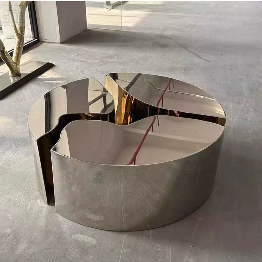 Aurion Stainless Steel Coffee Table
