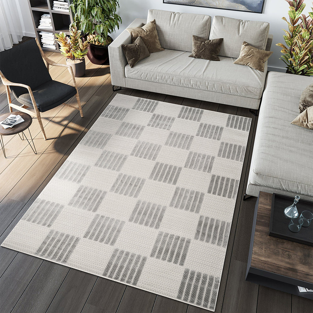 Delhi Mirel Grey Rug – 160 x 230 cm