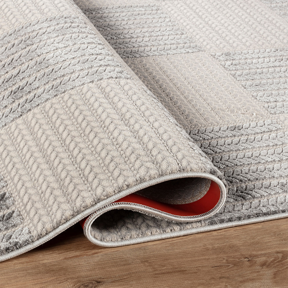 Delhi Mirel Grey Rug – 160 x 230 cm