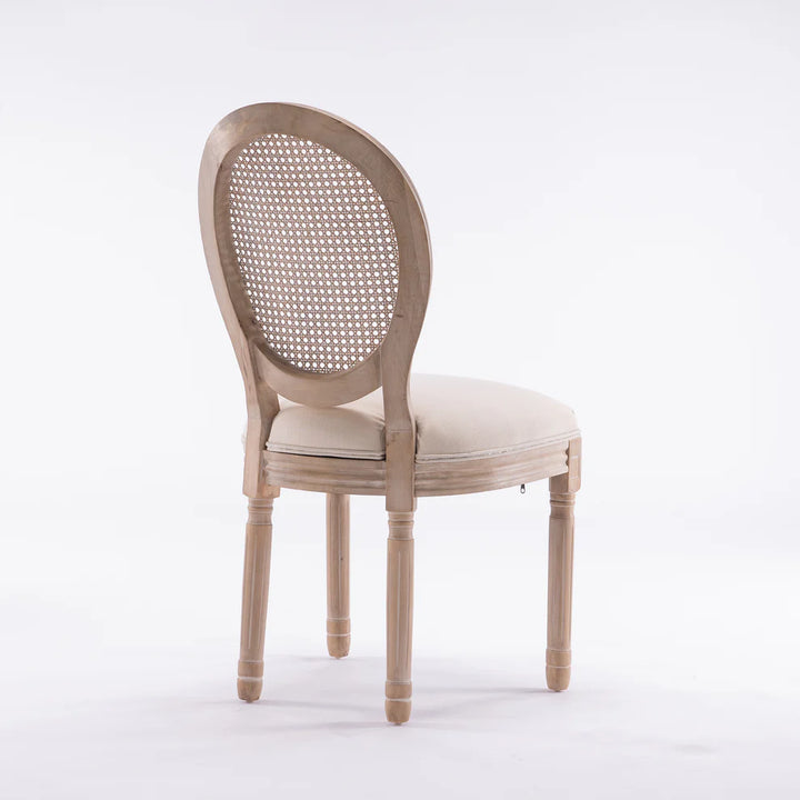 Rattan French Style Dining Chair – Set of 2
