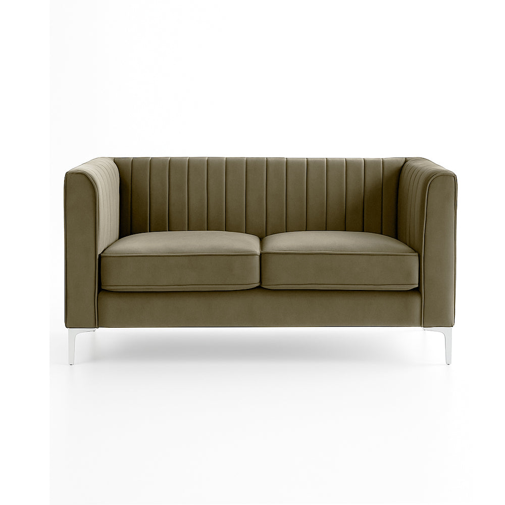 Oxford Two Seater Stripe Velvet