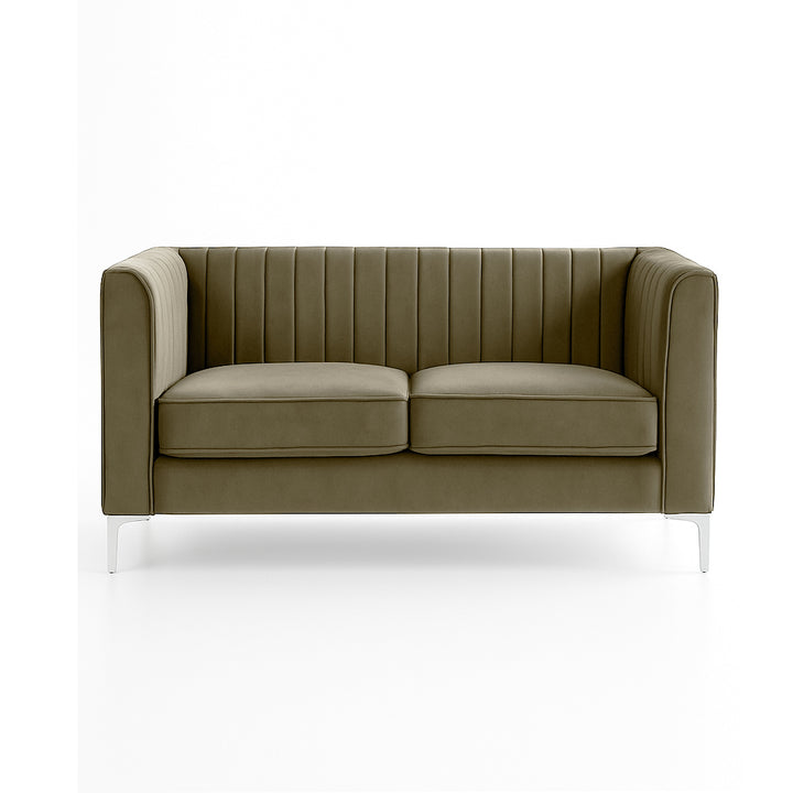 Oxford Two Seater Stripe Velvet