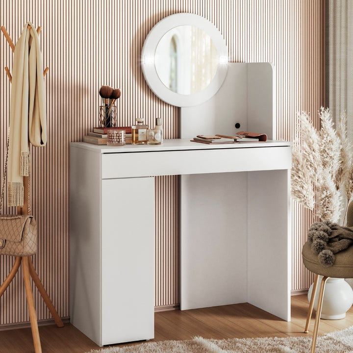 Aurea Dressing Table with LED Mirror