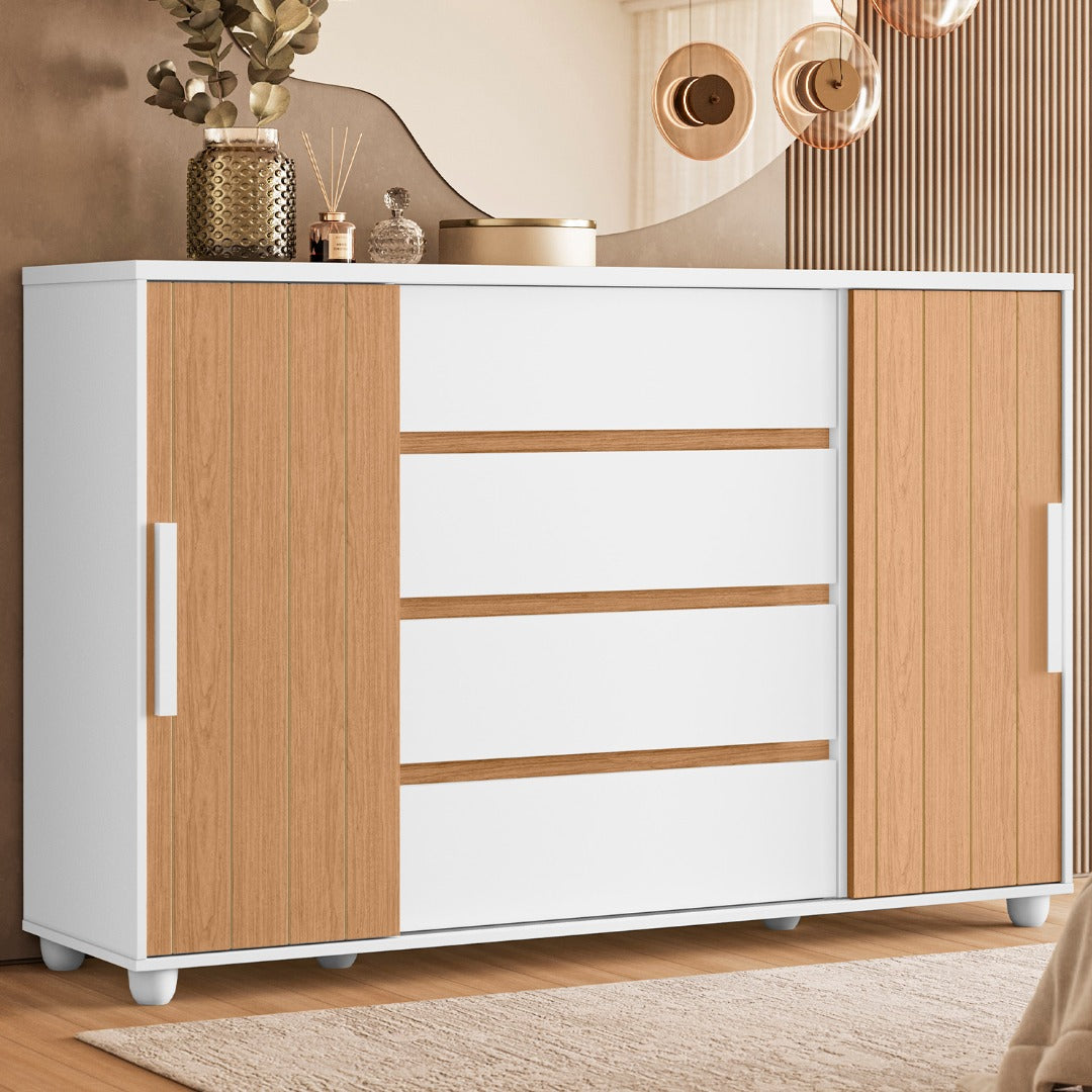 Evidenza 2-Door Sliding Chest of Drawers – Designer Concepts