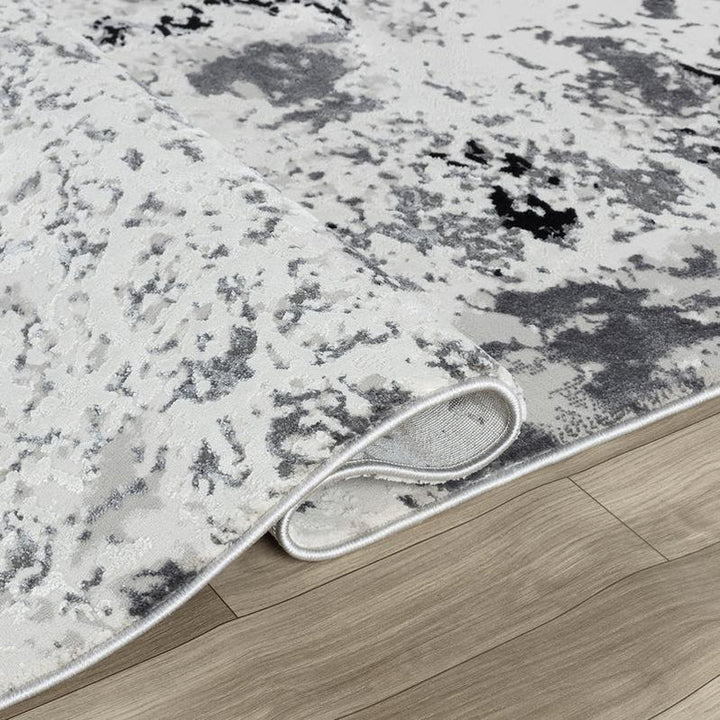 Elit Nature Grey Black Rug – 160 x 230 cm