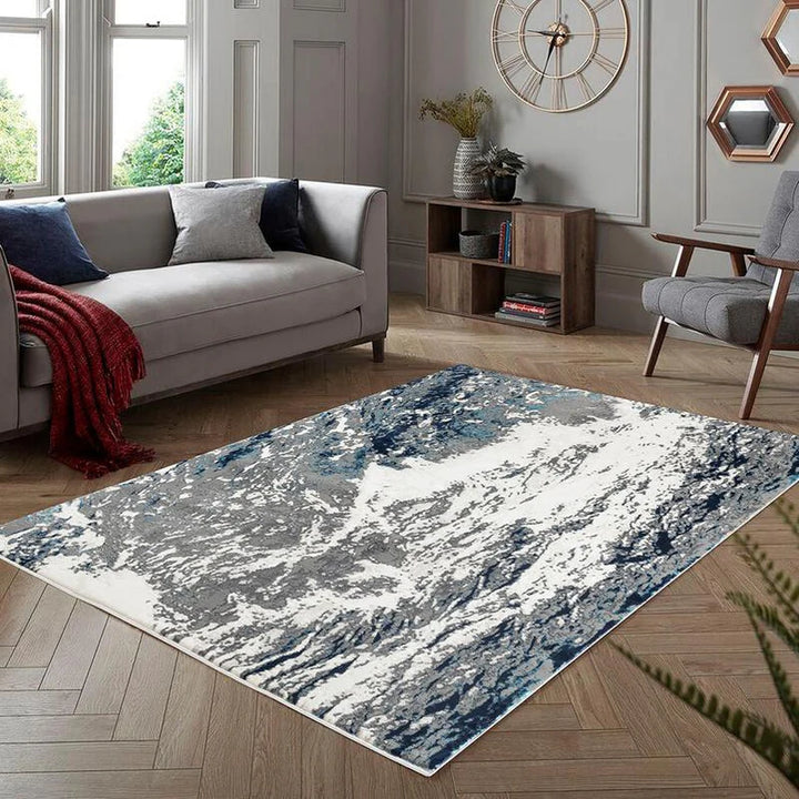 Elit Wing Grey Blue Rug – 160 x 230 cm
