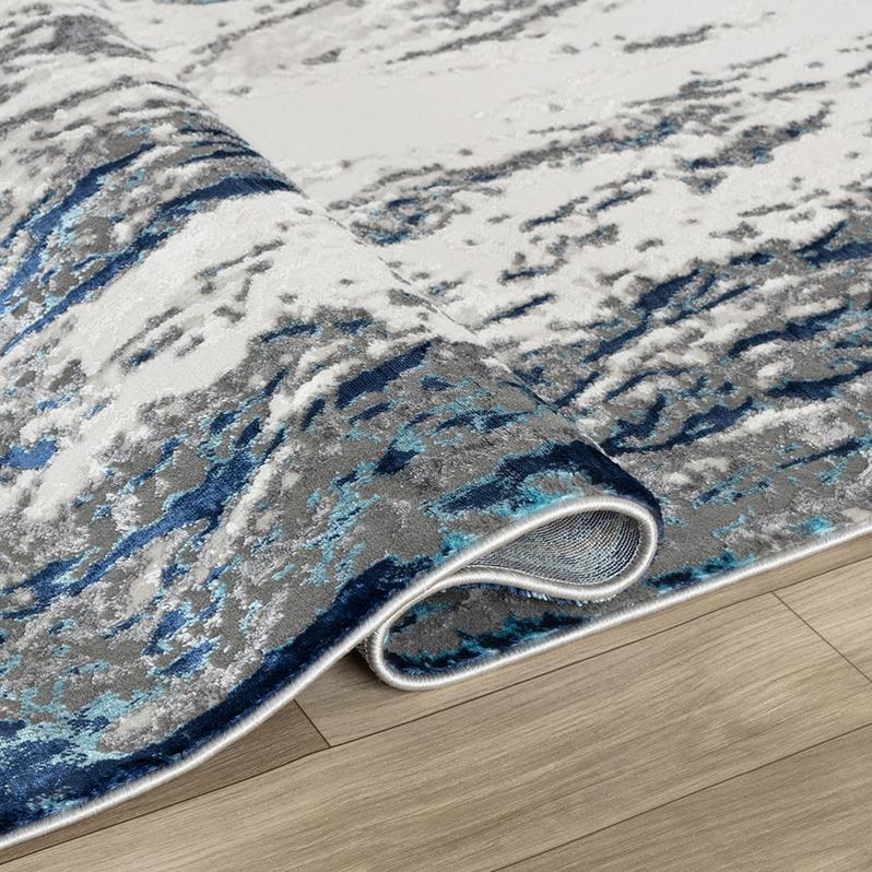 Elit Wing Grey Blue Rug – 160 x 230 cm