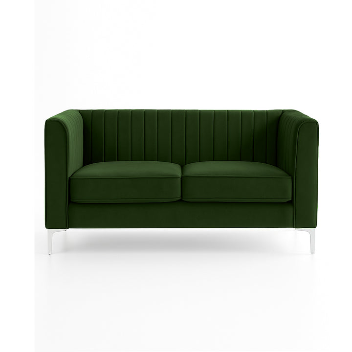 Oxford Two Seater Stripe Velvet