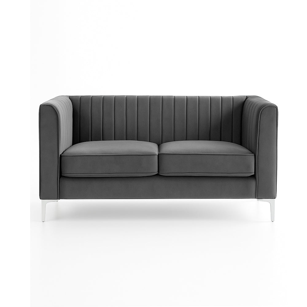 Oxford Two Seater Stripe Velvet