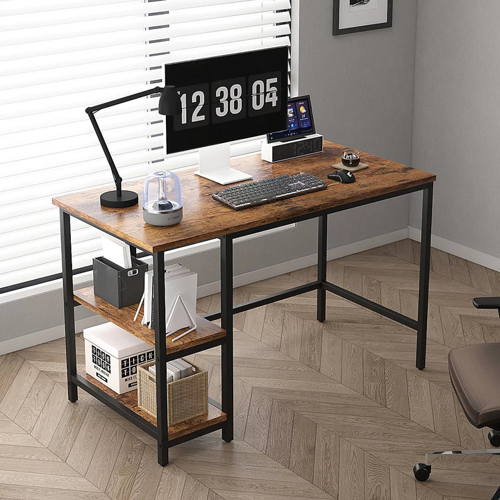Orena Computer Desk with 2 Adjustable Shelves