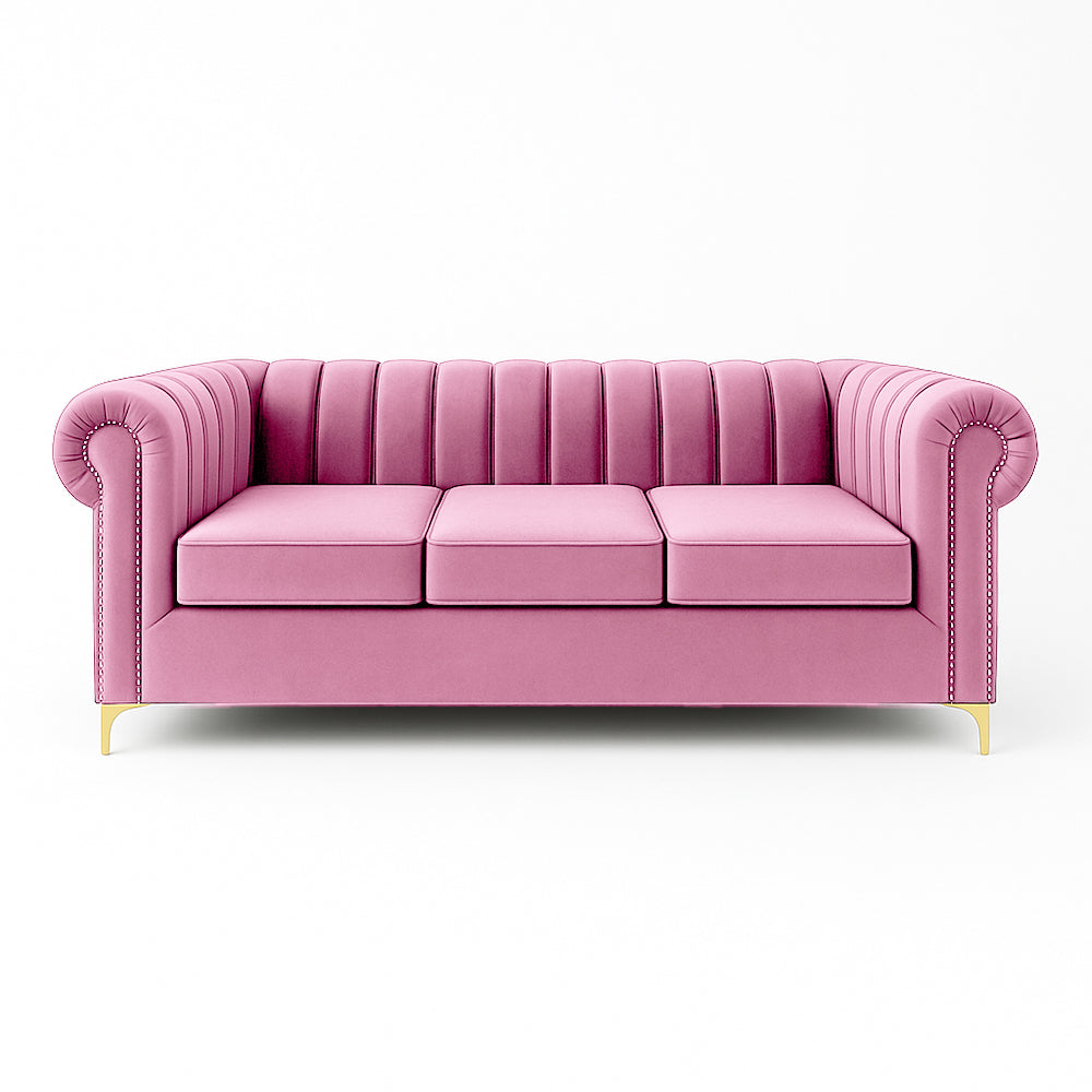 Latina 3 Seater Stripe Couch