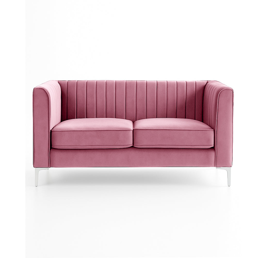 Oxford Two Seater Stripe Velvet