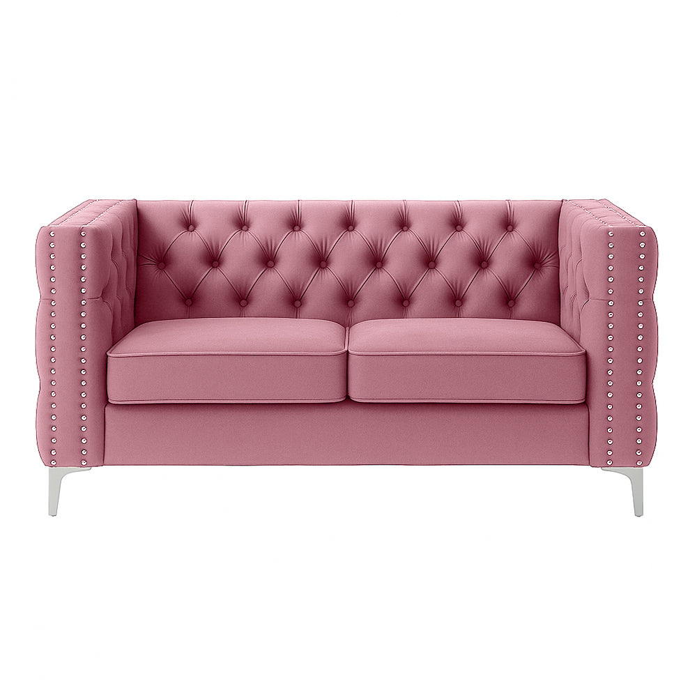 Oxford  2 Seater Buttoned Couch