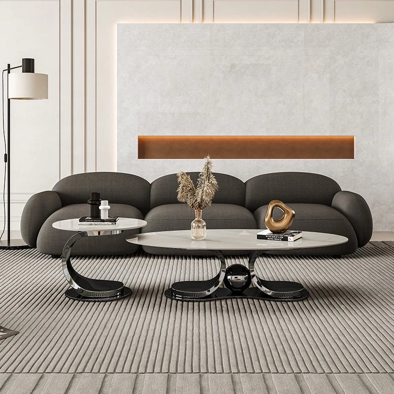 Varenna Marble Coffee Table Set – 2 Piece