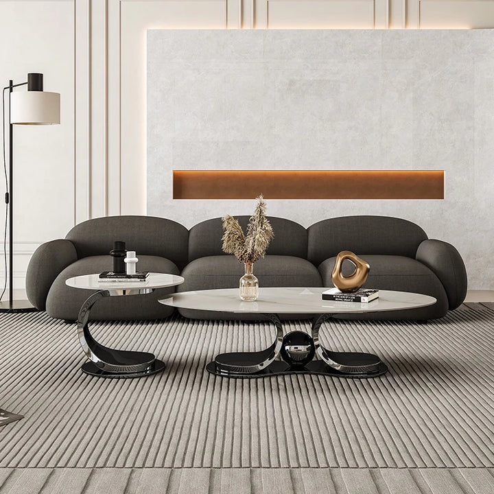 Varenna Marble Coffee Table Set – 2 Piece