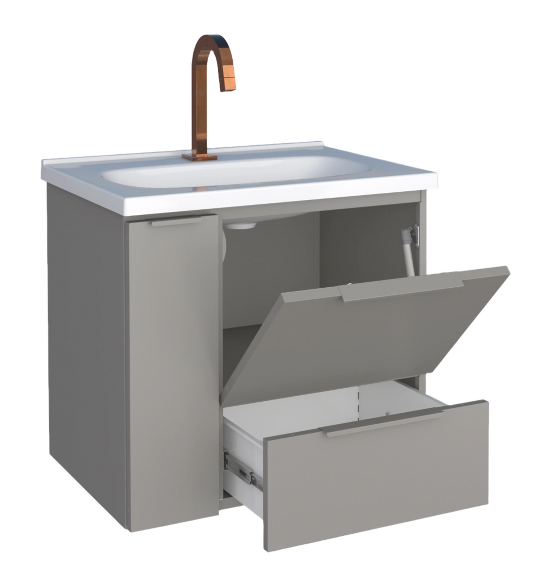 Caqui Steel bathroom Vanity