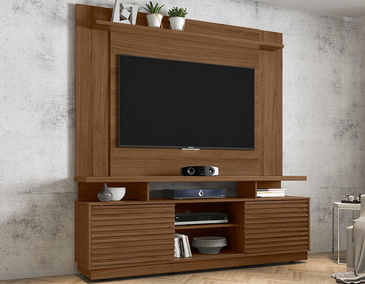 New Blumenau Plasma Stand With Wall Panel