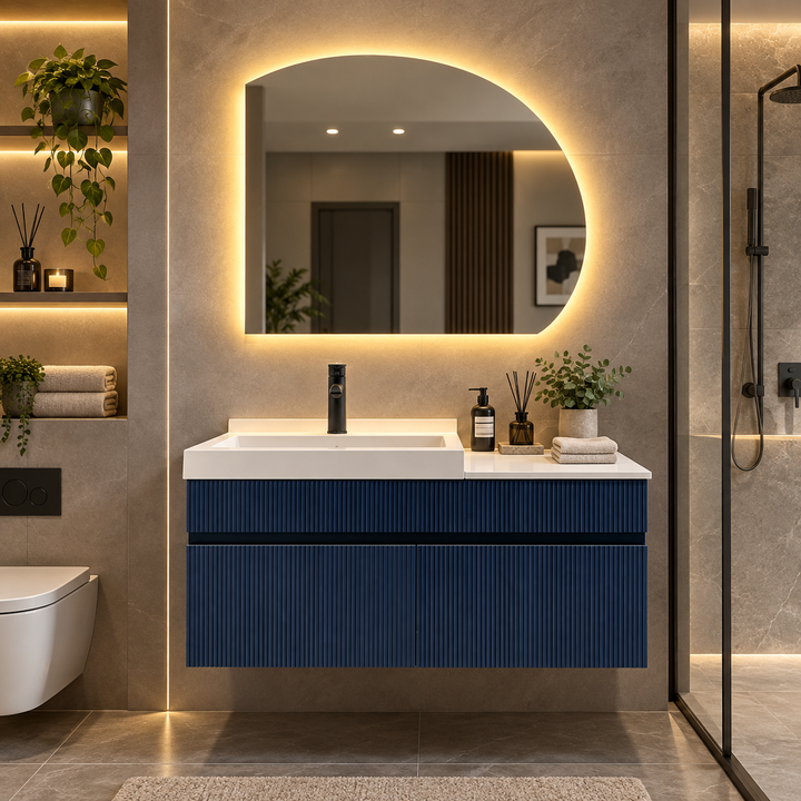 Sage Luxury Vanity Cabinet with LED Mirror