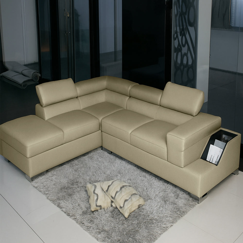 Phoebe L Shape Corner Sofa - PU