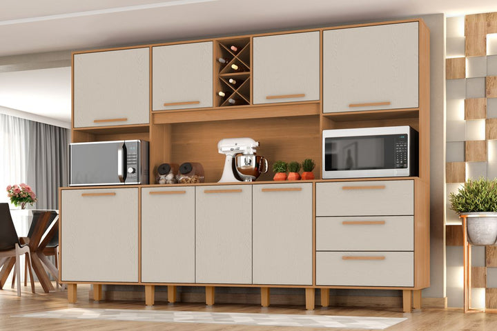 Apollo Kitchen Cabinet Kit 8 Doors and 3 Drawers