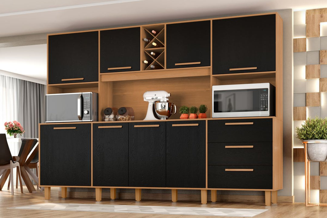 Apollo Kitchen Cabinet Kit 8 Doors and 3 Drawers