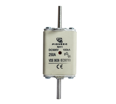 Pioneer NH1 fuse 250A 500VDC gL/gG Dual indicator
