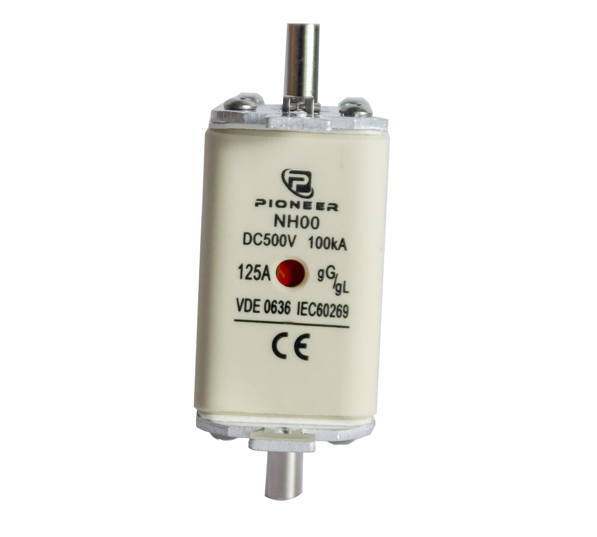 Pioneer NH00 fuse 125A 500VDC gL/gG Dual indicator