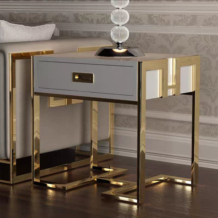 Daphne Modern Light Luxury Rectangular Pedestal