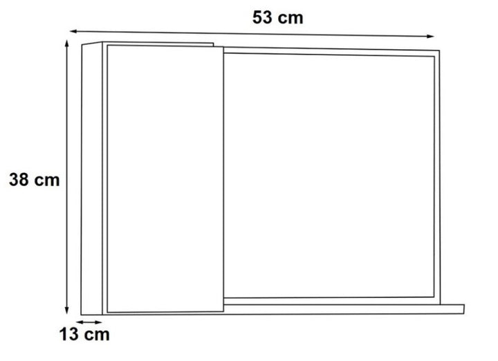 Alto Wood 360 Bathroom Cabinet Mirror