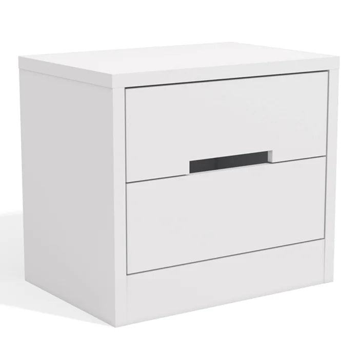 Puerta 2-Drawer Nightstand Pedestal