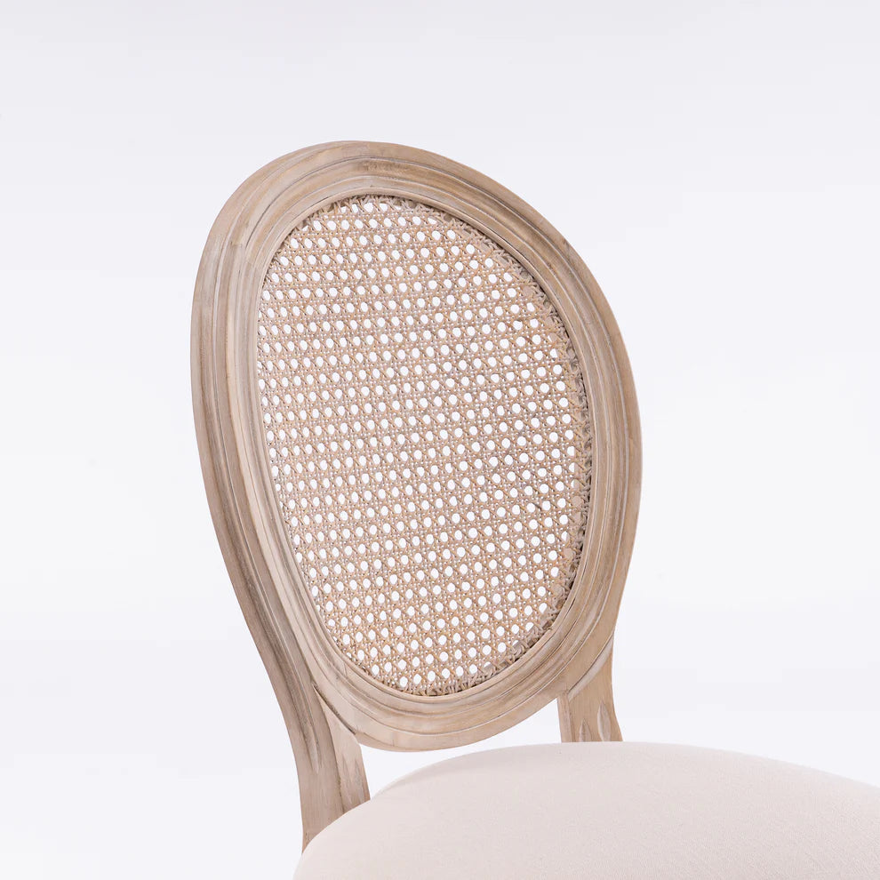 Rattan French Style Dining Chair – Set of 2