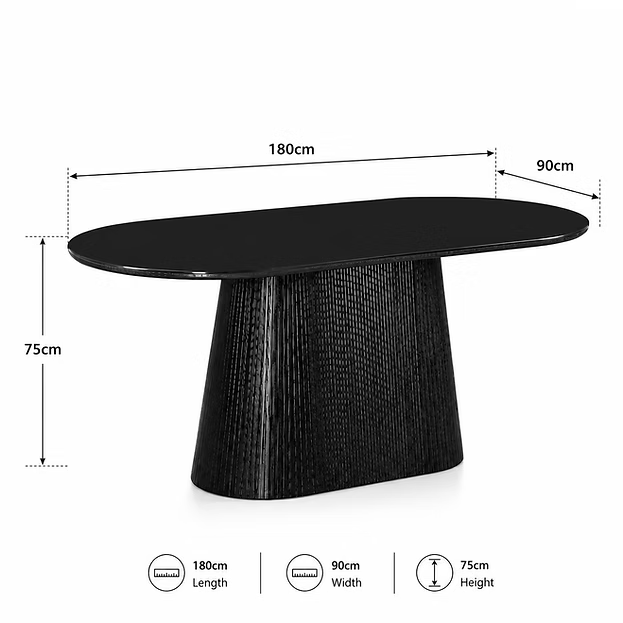 Dome 6-Seater Dining Table
