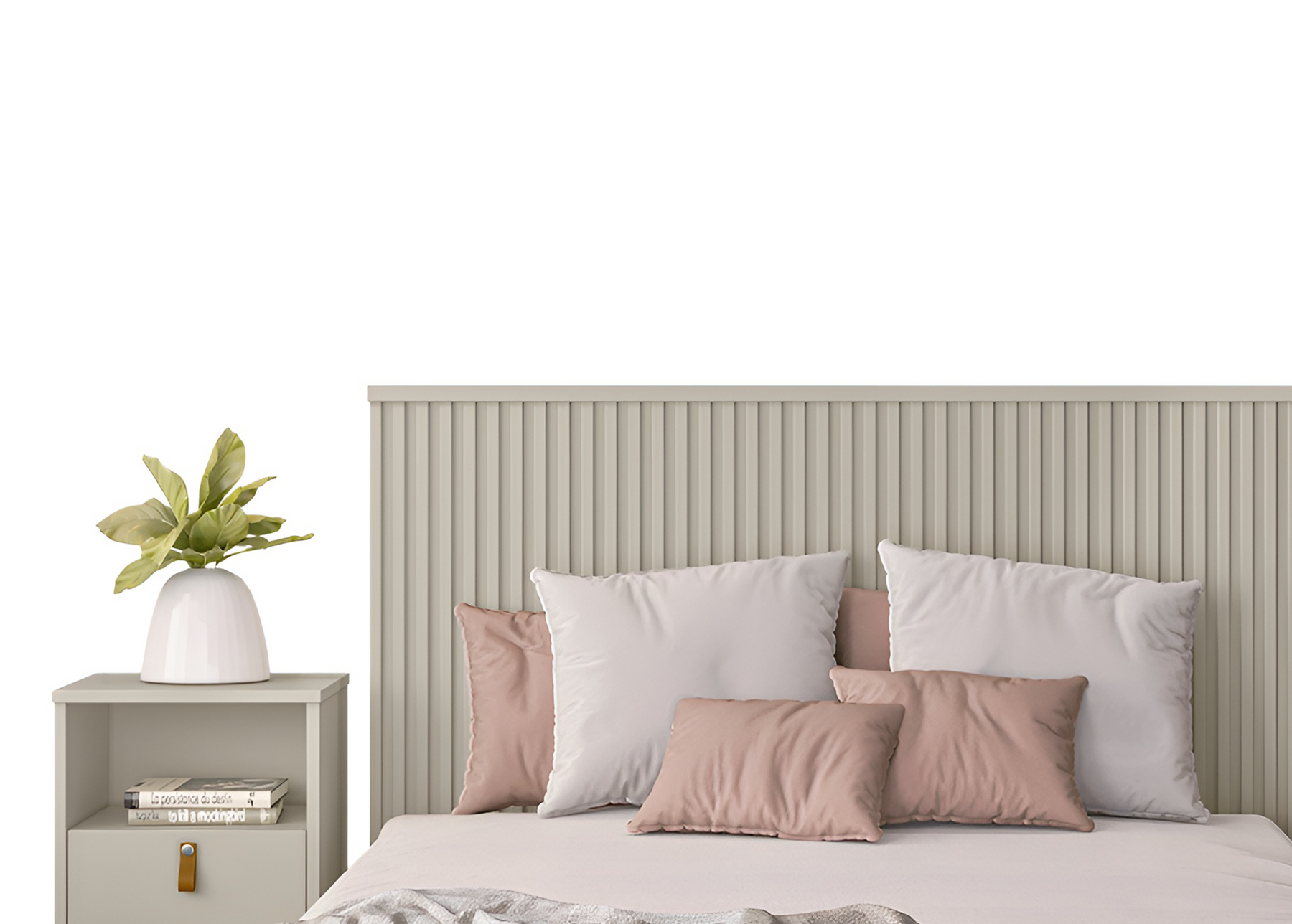 Olbia Headboard with Pedestals Designer Concepts Furniture Store