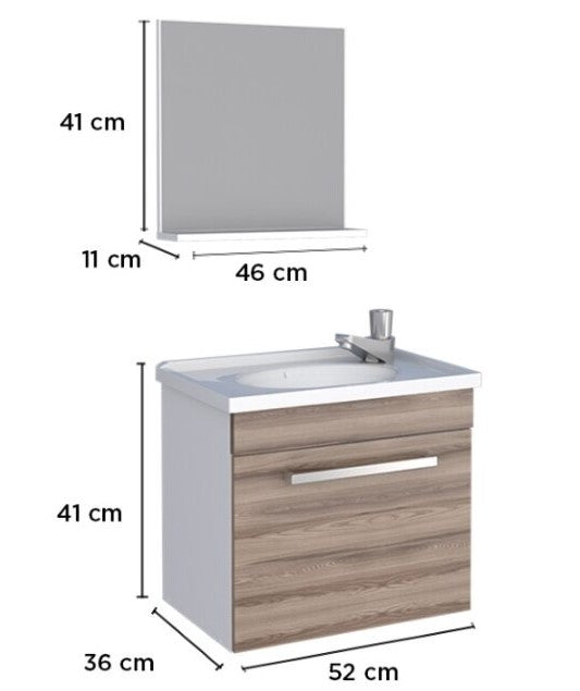 Agata Wooden Bathroom Kit