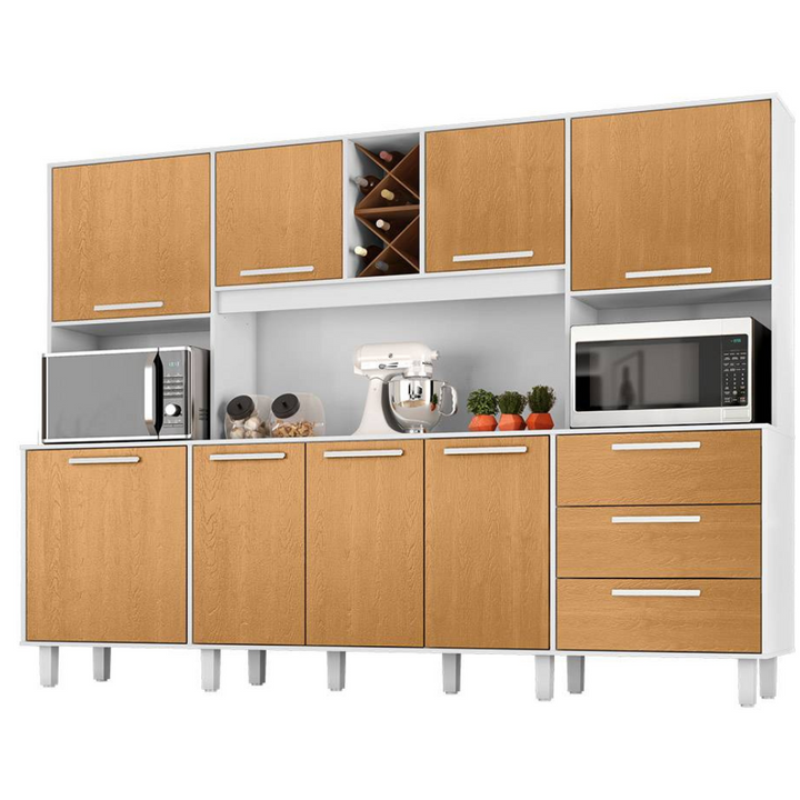 Apollo Kitchen Cabinet Kit 8 Doors and 3 Drawers