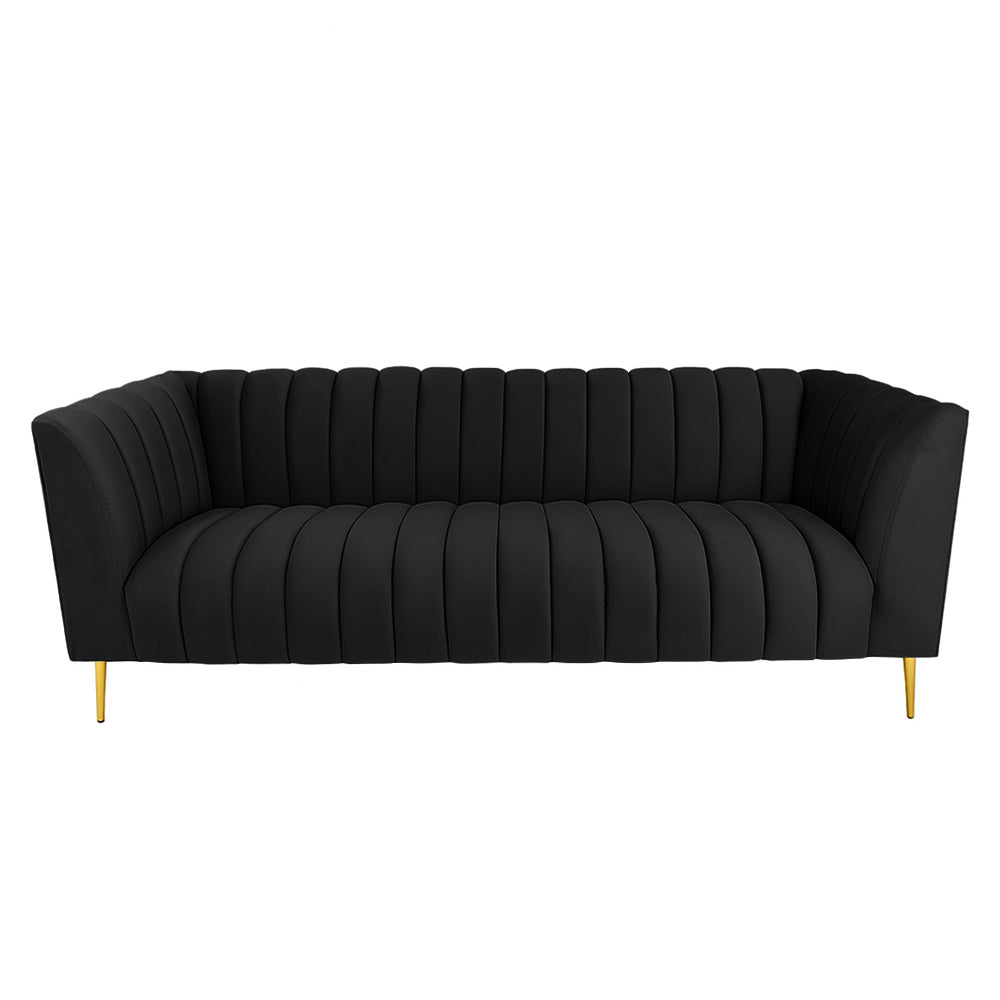 Zoey 2 Seater Stripe Couch