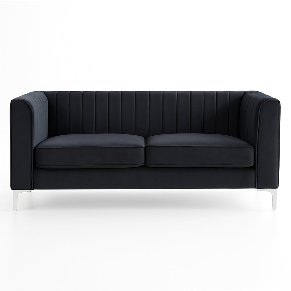 Oxford Three Seater Stripe Velvet