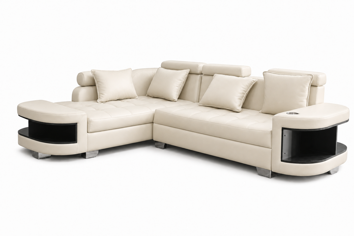 Maggie L Shape Corner Sofa-Bonded Leather